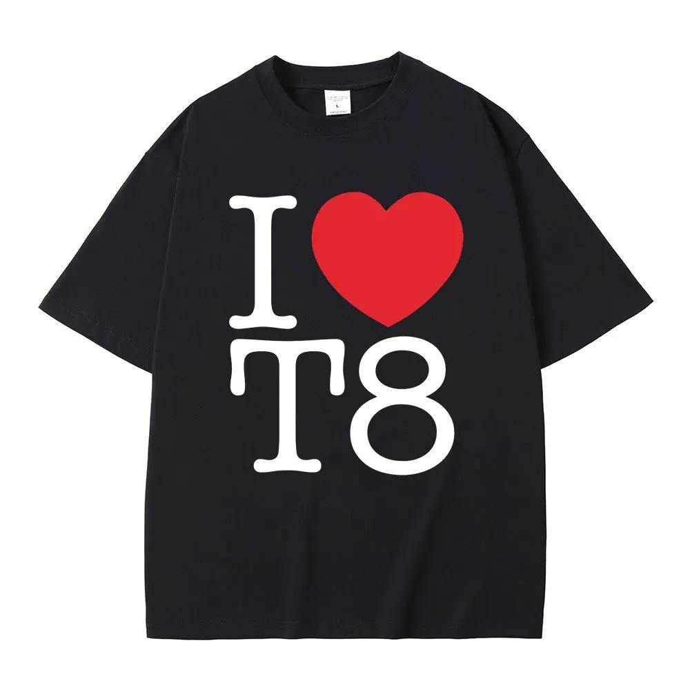 Singer Tate Mcrae T8 Graphic T Shirts Men Women Fashion Vintage Trend T-shirt Summer Male Casual Oversized Crewneck Short Sleeve