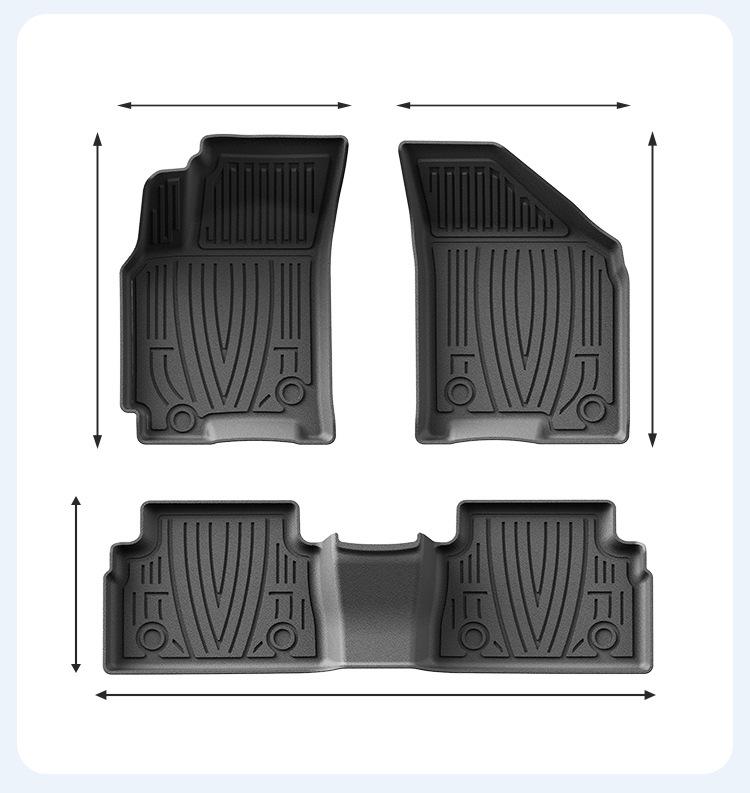 Eco-Friendly TPE Floor Mats for Buick Excelle (2004-2020) - Waterproof, Wear-Resistant