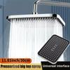 360 ° Rotating Water-saving Shower Head Top Spray Pressurized Shower Head New 14 Inch High-pressure Shower Head High Flow