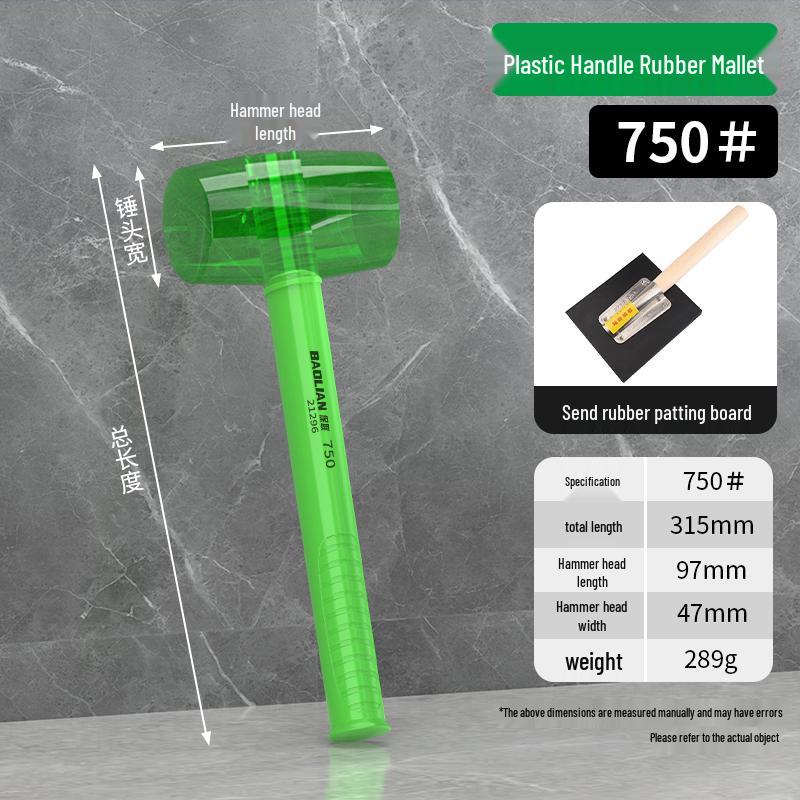 High Elasticity Shockproof Rubber Hammer for Tile Installation