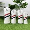 Double Line Golf Club Protector PU Leather Wood Headcover Durable Golf Head Cover  Outdoor Sports