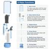 6 in 1 Nipple Straw Cleaner Kit Compact Baby Bottle Brush Set Feeding Bottle Brush  Bottle Cleaning