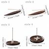 Retro Incense Burners Wooden Carved Incense Holder Creative Boat Incense Holder  Living Room