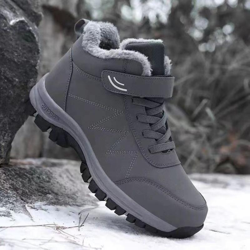 Winter Plus Velvet Men Shoe Warm Snow Boots High Top Outdoor Thick-soled Shoes Men Casual Shoes Man Cotton Shoes Botines Botas