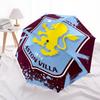 Printed Aston Villa FC logo Folding Umbrella,Outdoor,Leisure,And Travel Umbrella,Durable Umbrella Fabric,Birthday And Holiday Gift