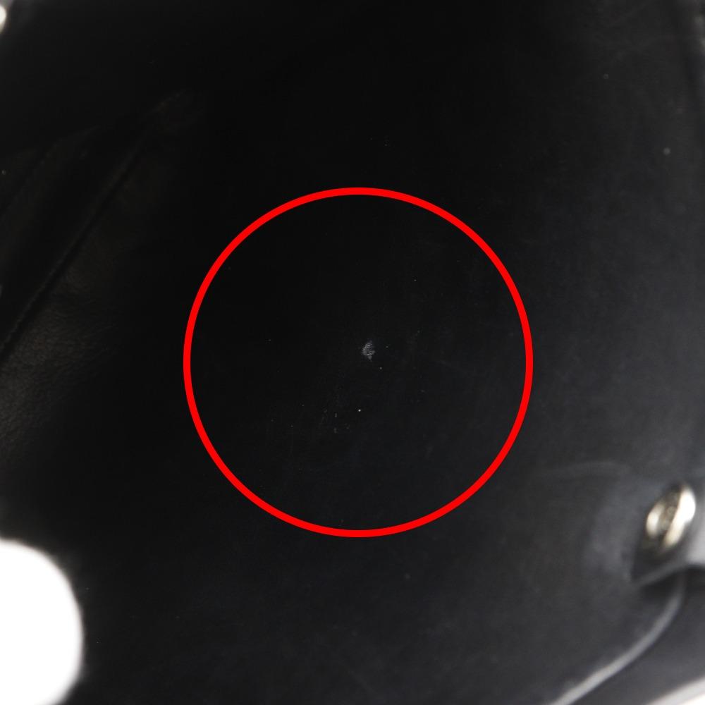 HERMES Toudu Shoulder Bag black Calfskin unisex Used