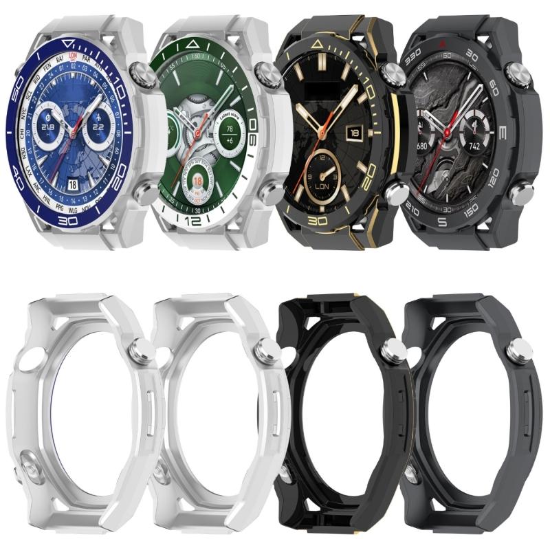 Watch Protector Cover Case for Watch GT5 46MM Protector Bumper Frame Cover Shell Smartwatch Scratchproof Housing