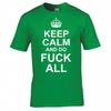 Funny Adult Joke Keep Calm And Do Fk All Tshirt