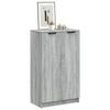 VidaXL Shoe Cabinet Sonoma Grey 59x35x100 Cm Engineered Wood 817109