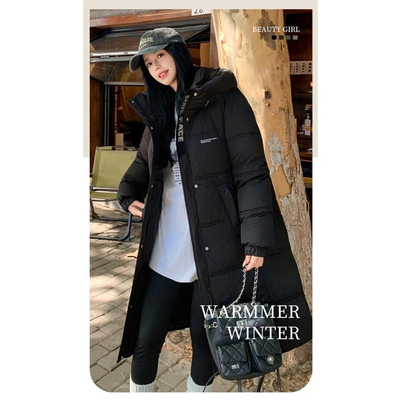 Padded clothes women's loose and thickened winter new medium and long knee-length padded clothes, padded jackets women's coats batch