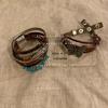 Vintage Bohemian Leather Layered Bracelet - Ethnic Style, Retro Hand Jewelry