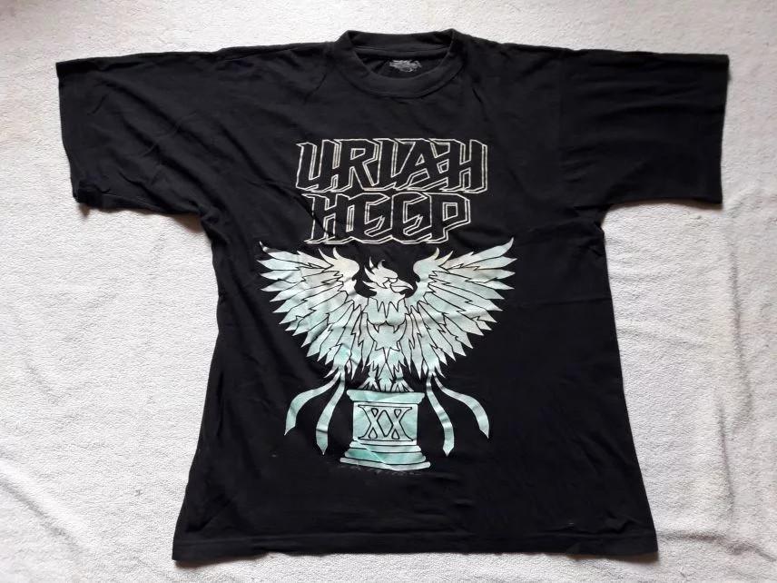 Черная футболка Uriah Heep в винтажном стиле, унисекс S-5XL, унисекс футболка SG1002 S