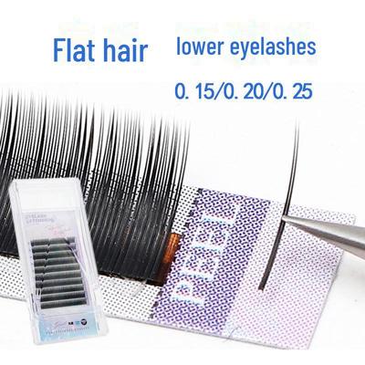 Extensiones de Pestañas Suaves Planas Estilo Japonés (Varios Espesores)