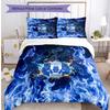 Sheffield Wednesday Football Printed 3 Pieces Bedding Set, Comfortable Skin Friendly Bedroom Duvet Cover Set