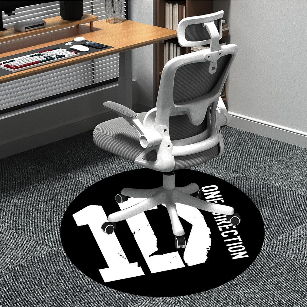 

1pc ONE DIRECTION Carpet, Round Non-Slip Durable Large Size Office Carpet, Suitable for Office,yy250908070 80cm by 80cm