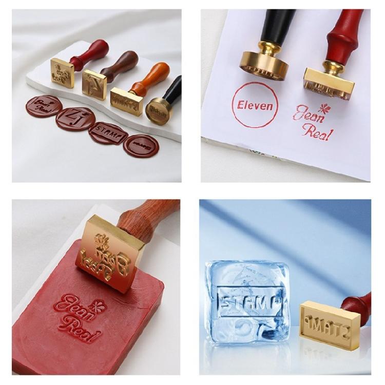 Is pregestempel med trehåndtak Is pregeverktøy for cocktails Sjokolade Desserter Kjøkkendekorasjon