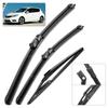 For Nissan Pulsar Tidda C13 2014-2025 2015 2016 Wiper Front & Rear Wiper Blades Windshield Windscreen Window Brushes 26"+14"+12"