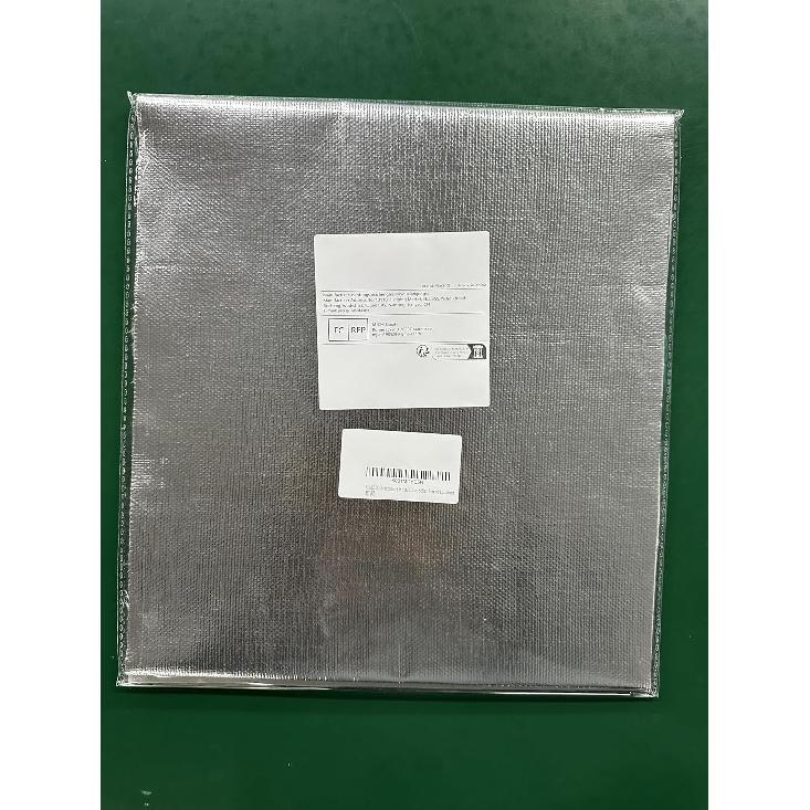 FLASLD Aluminized Heat Shield Mat Thermal Barrier Adhesive Backed Heat Blanket 12'' X 24'', Fiberglass Ulation Reflective Material High Temp