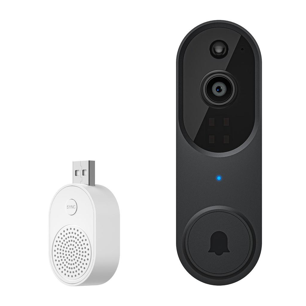 Smart Wi-Fi Doorbell with Intercom, Human Detection, HD Night Vision & Home Monitoring