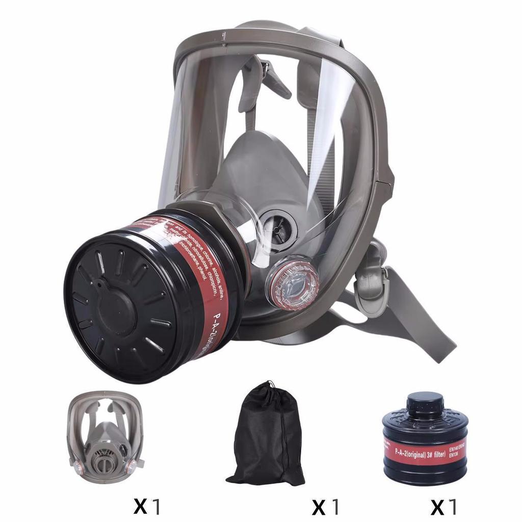 Full Face Respirator Mask for Paint, Chemical, & Pesticide Protection
