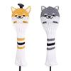 Housse de Driver de Golf Housse de Tête Housse pour Hybride UT Tricoté Akita Inu