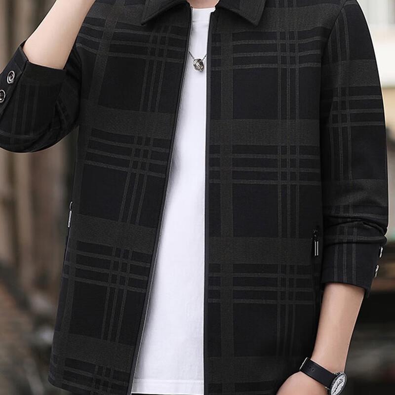 Playboy Men's Casual Lapel Jacket