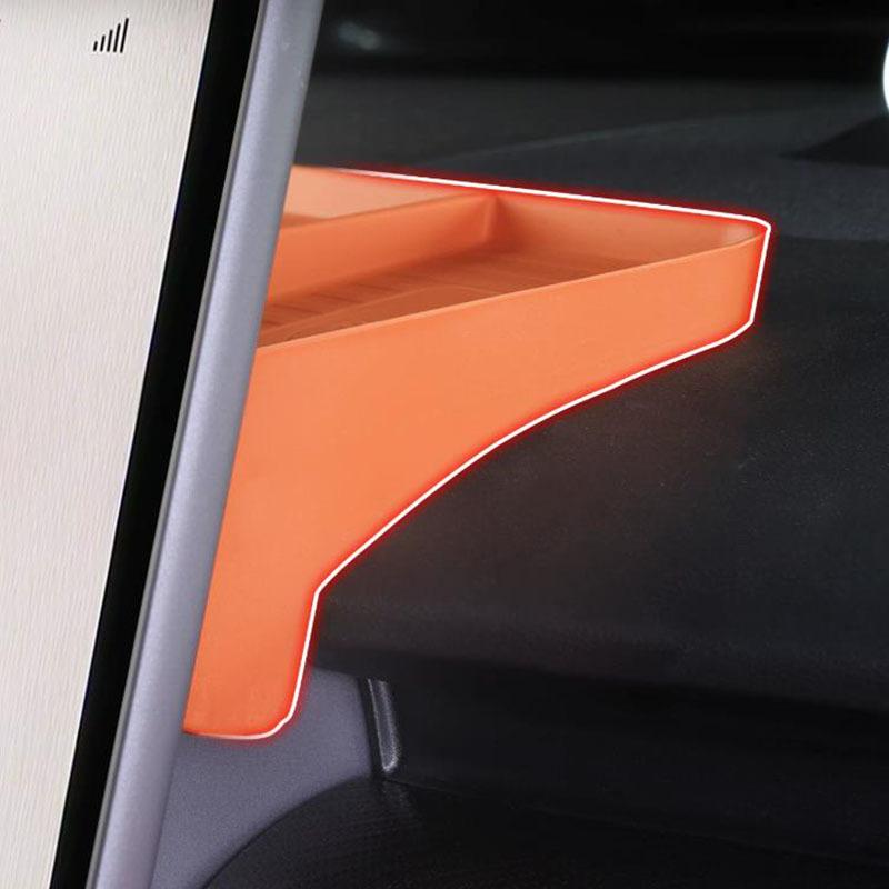 For MG S6 EV 2025 2026 Navigation Screen Rear Storage Box Tray Interior Modification Accessories