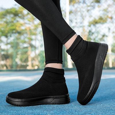 Fashion High Top Sock Sneakers Women Sports Shoes Men Breathable Jogging Shoes Walking Shoes Chaussures Femme Size 36-46