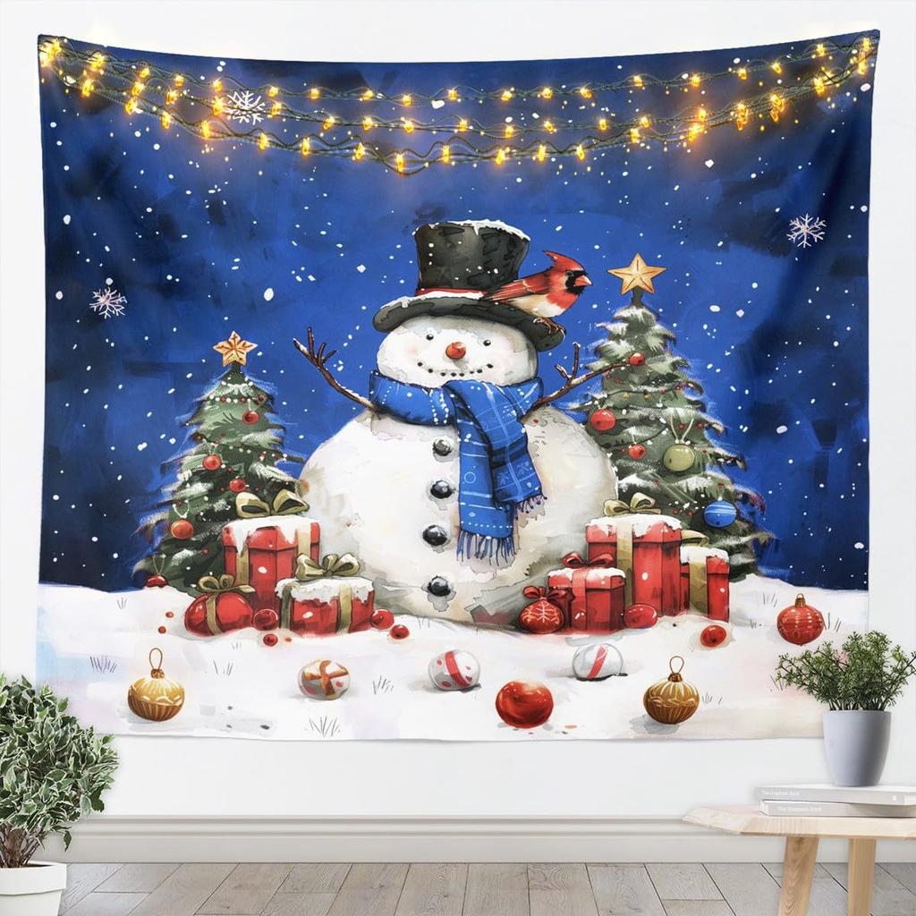 Christmas Tree Winter Santa Claus Wall Hanging Tapestry Christmas Wall Hanging Tree Wall Hanging Gorgeous Christmas Tree Fireplace Gifts