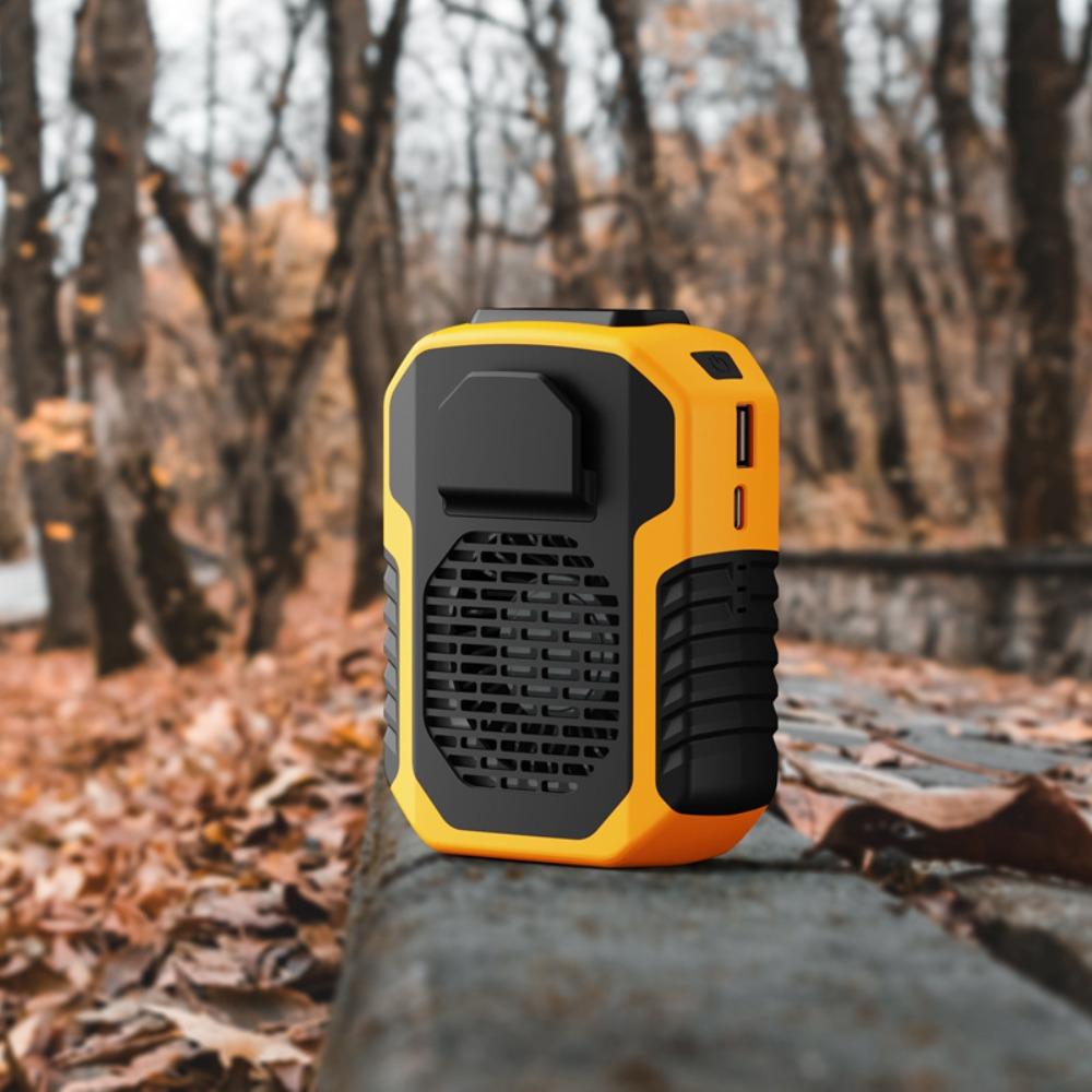 Wearable Cooling Fan With Night 8000mAh Air Circulator Durable Waist Fan  Camping Outdoor Travel