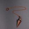 Energy Isis Pendulum Pointed Meditation Cone Metal Pendulum Witch Spiritual Pendulos  Women
