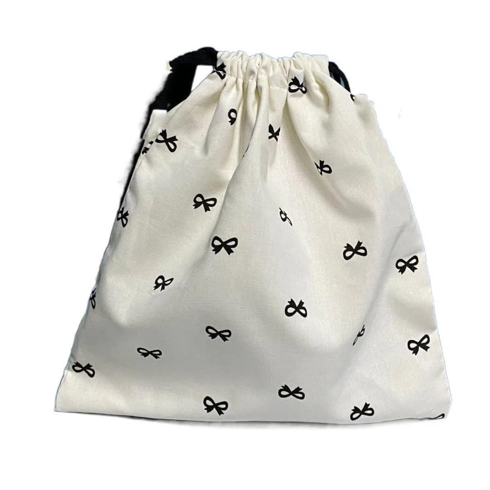 

Портативный мешочек из парусины и хлопка с карманом, мешочек для подгузников, сумка на шнурке для подвешивания, для путешествий L