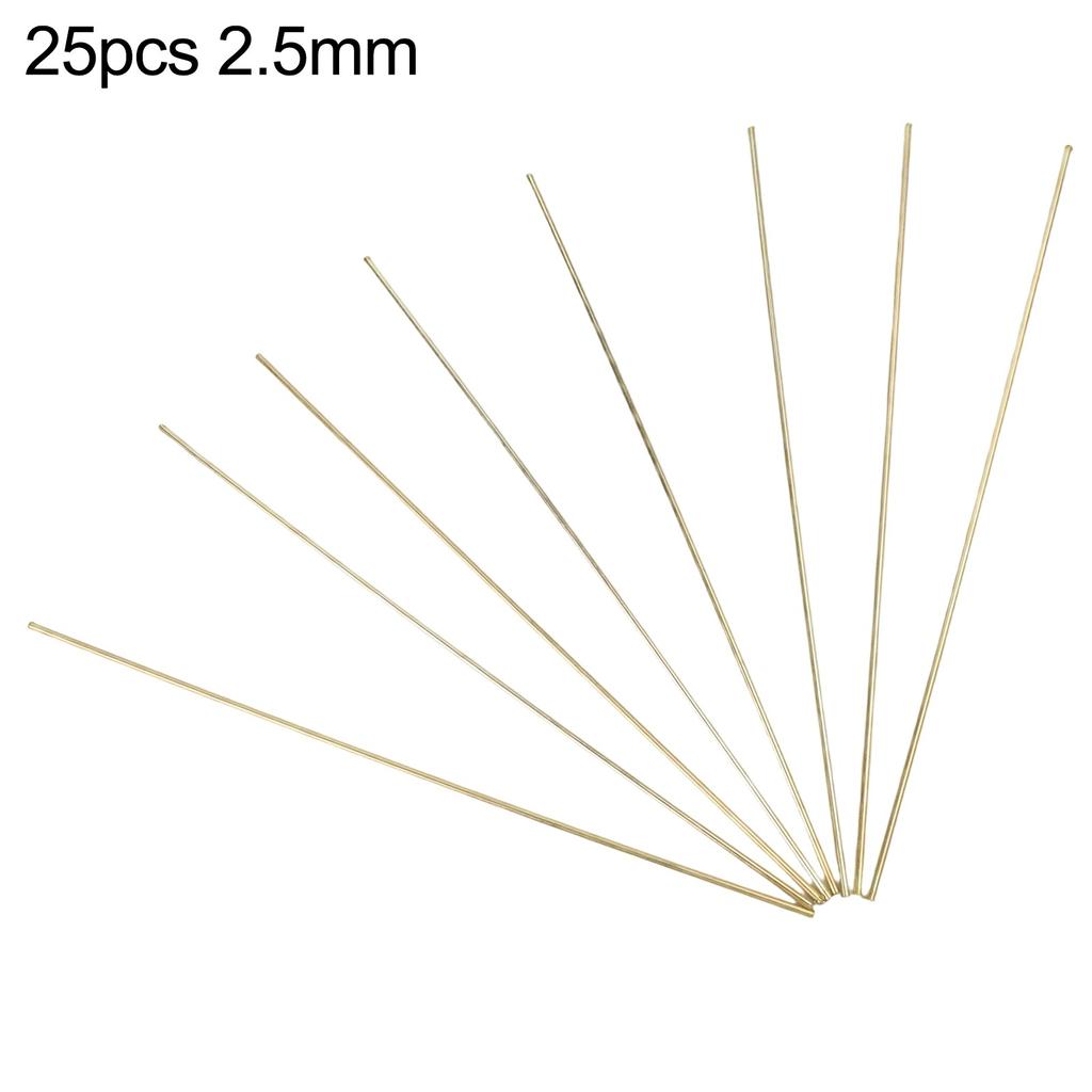 25PCS Brazing Rods Brass Solder Welding Rod for Oxyacetylene Gas Welding 250mm