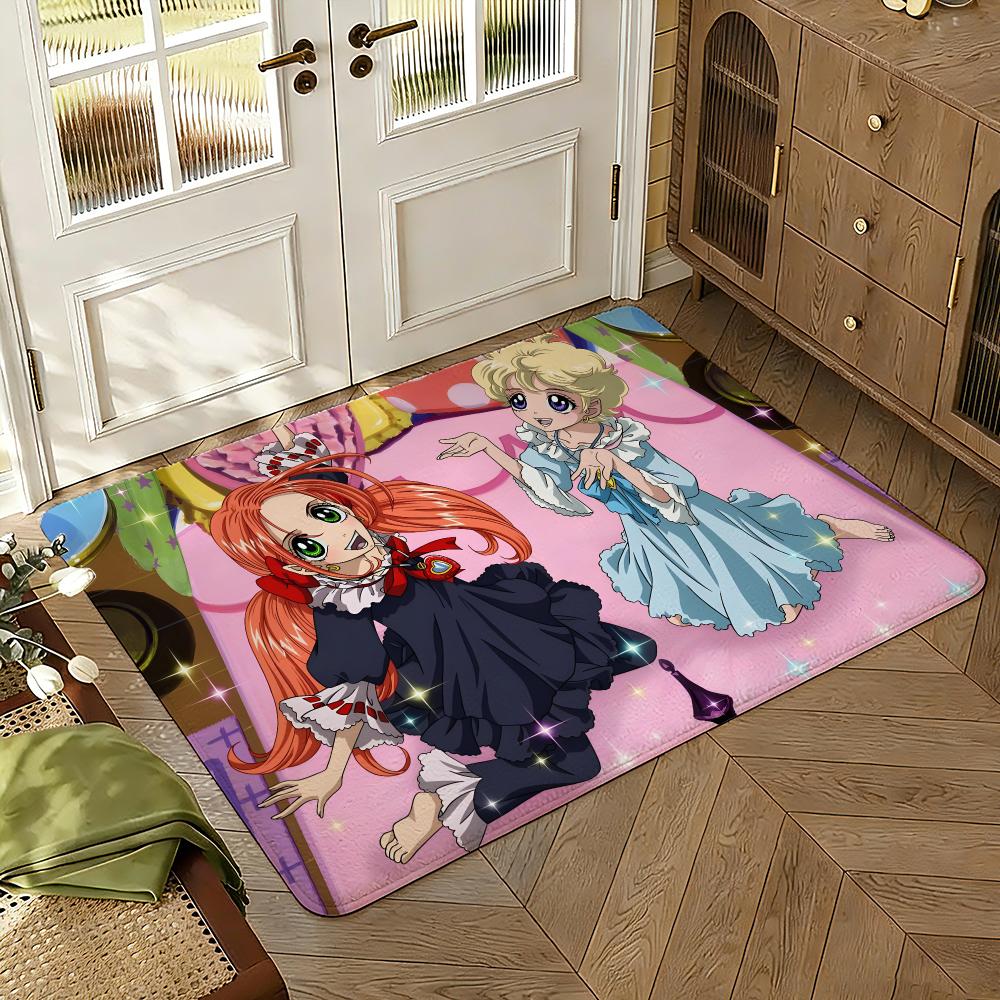 Sugar Sugar Rune Floor Mat Soft Thickened Absorbent Non-Slip Bedroom Living Room Door Mat Home Decor Flannel Rugs