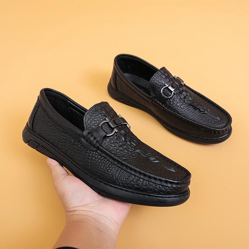 Men's Genuine Leather Moccasins Driving Shoes