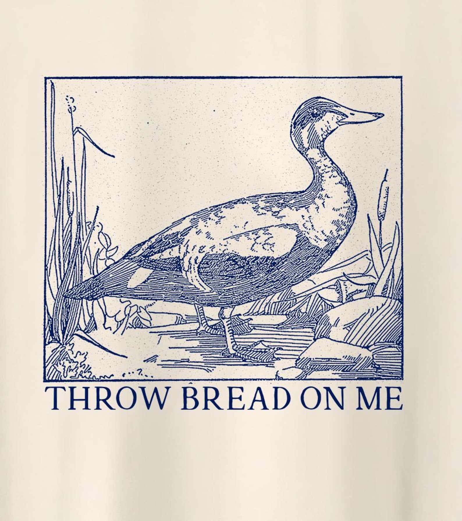Throw Bread On Me Duck Vintage Style Shirt, Funny Duck Shirt, Duck Meme Tee Shirt, Weirdcore Clothing, Funny Dark Humor T-Shirt S