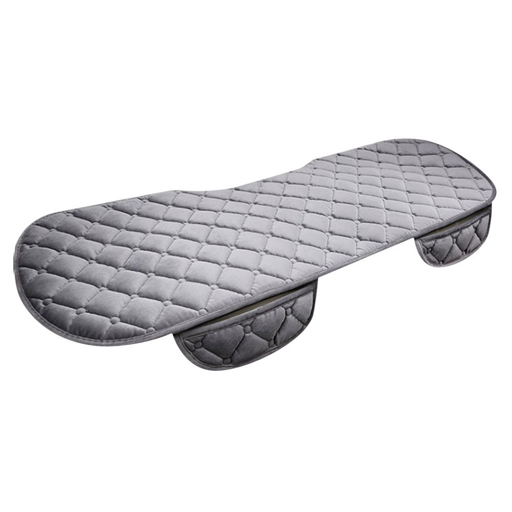 Non Slide Rear Seat Cover Velvet Auto Protector Mat Pad New Rear Flocking Cloth Cushion  Winter