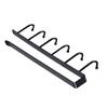 6 Hooks Under Cabinet Hangers No Drilling Under Cabinet Mug Holder Rack Multifunctional Iron Hook