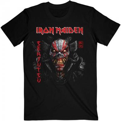 Iron Maiden Unisex Adult Senjutsu Vertical Cotton Logo T-Shirt