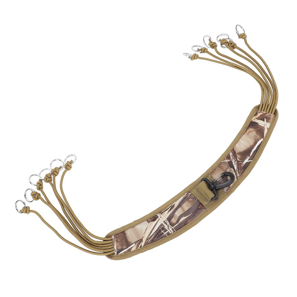 Entenjagd Tragegurt Camouflage Fleece Multifunktional 12 Karabinerringe Enten Trageband