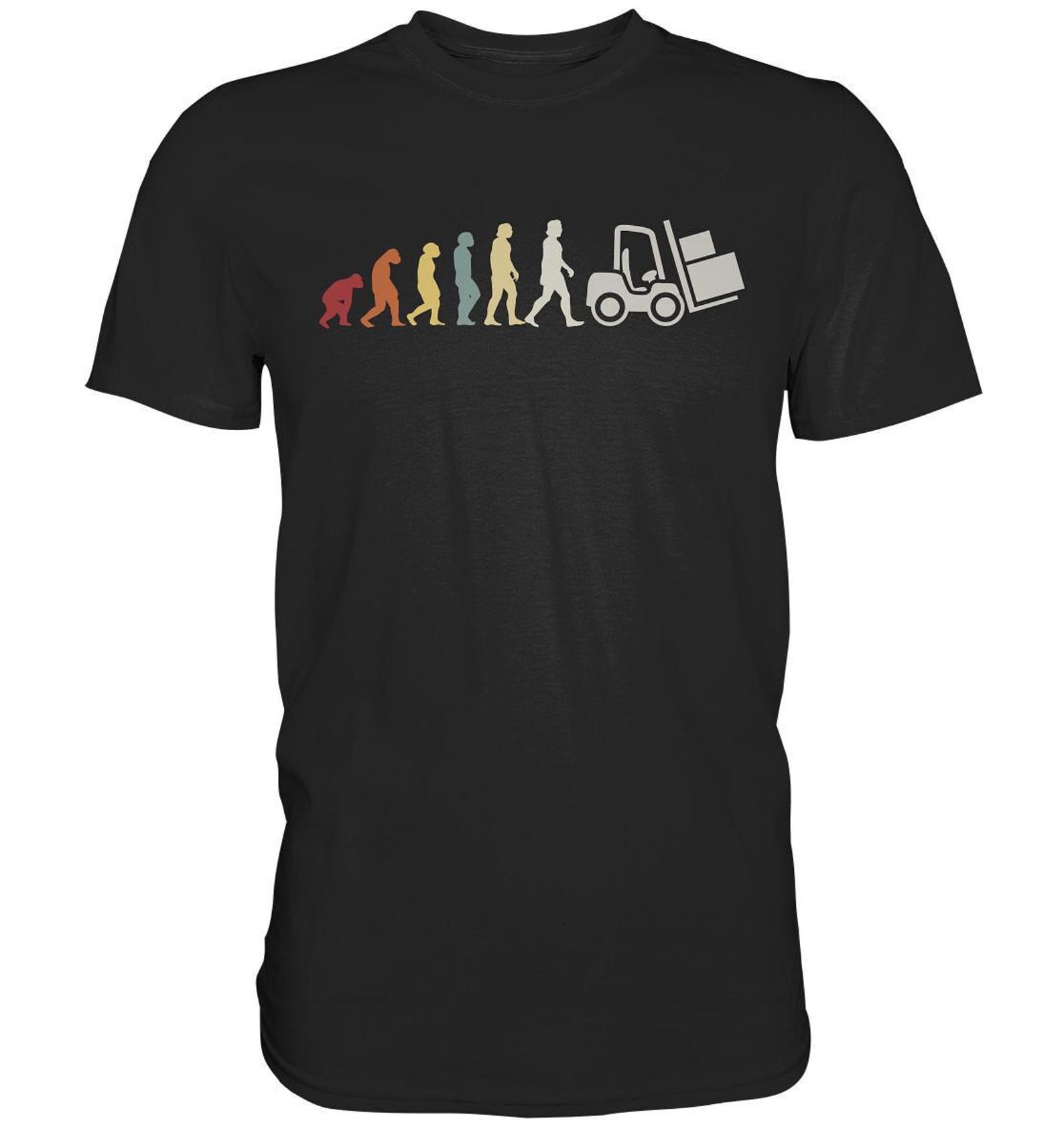 Forklift T-Shirt Forklift Driver Evolution Logistics Gifts - Premium Shirt L