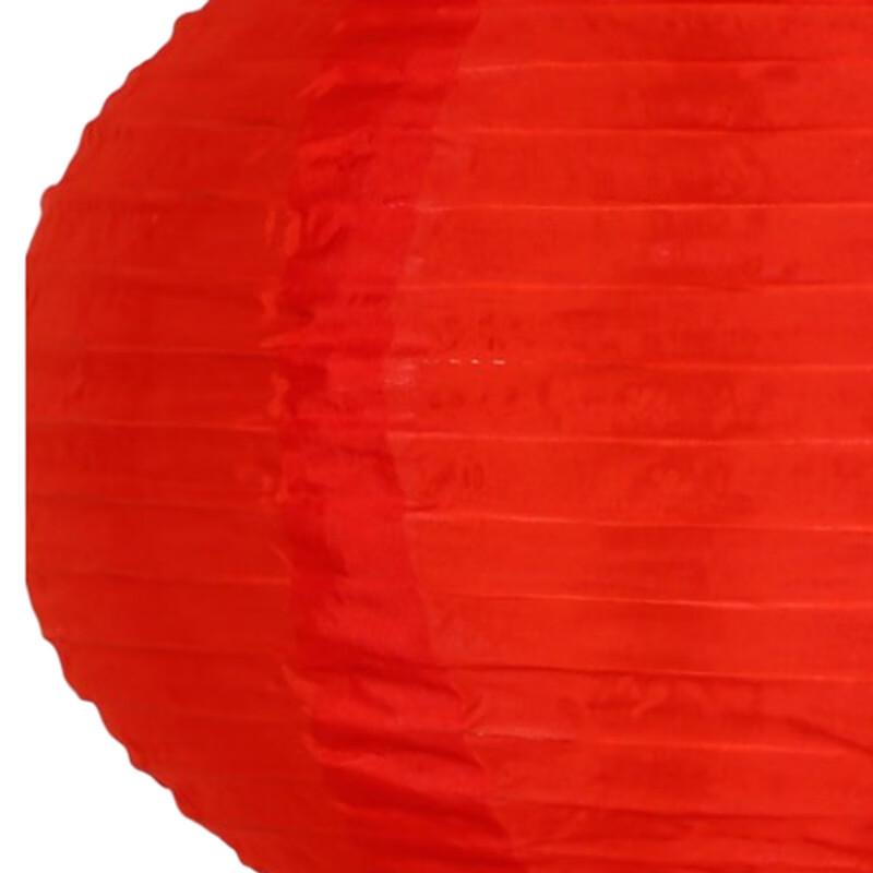 Pinxie Outdoor Waterproof Red Lantern String with LED Warm Light