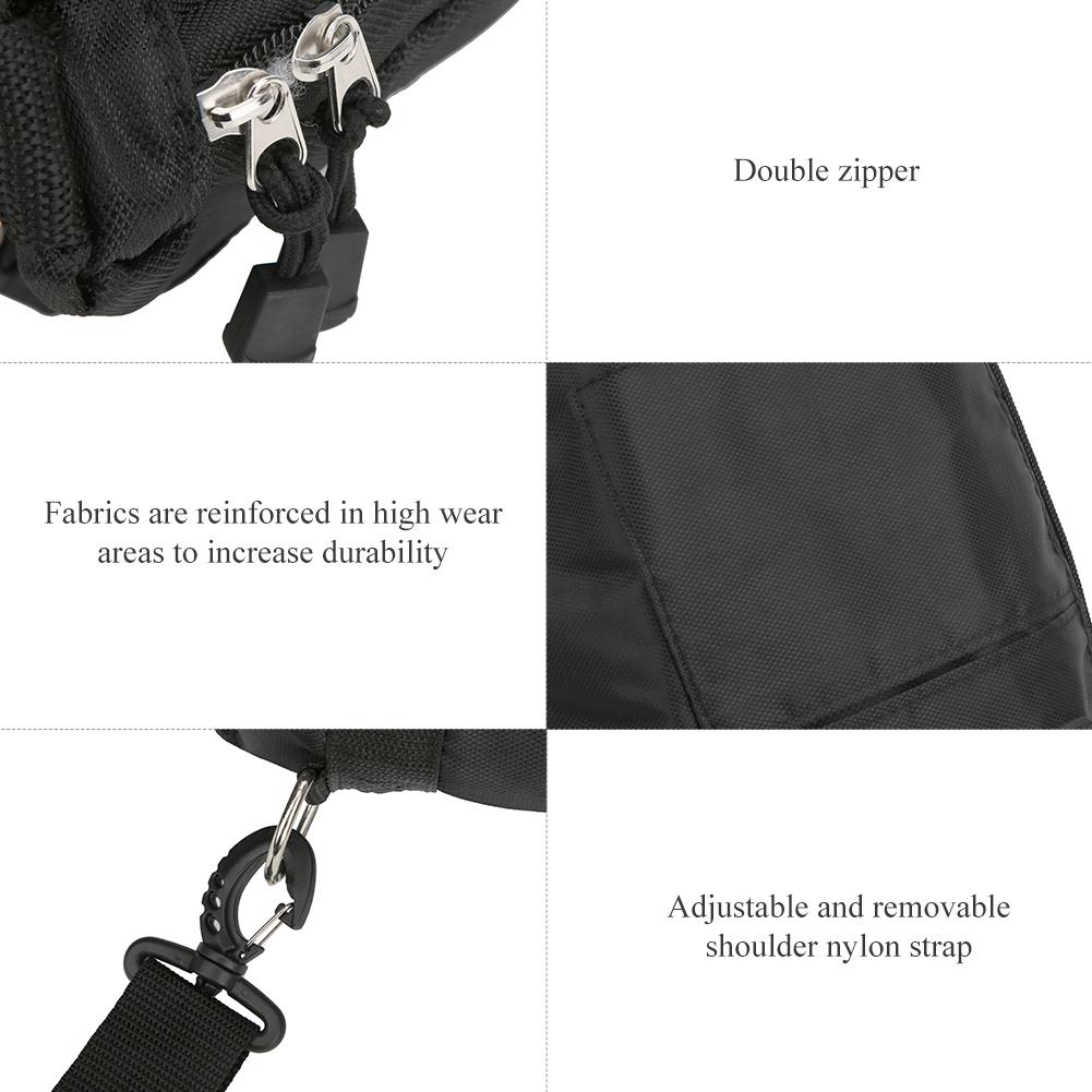 Portable Nylon Golf Club Bag Head Cover Protective Headcover Shoulder Bags Golfer Accessory