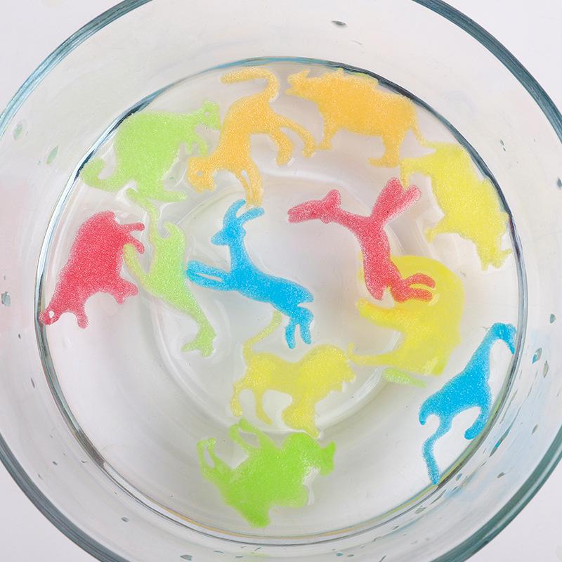 Dinosaur and Marine Animal Expanding Capsules - Educational Bath Toys for Kids, Inspired by TikTok