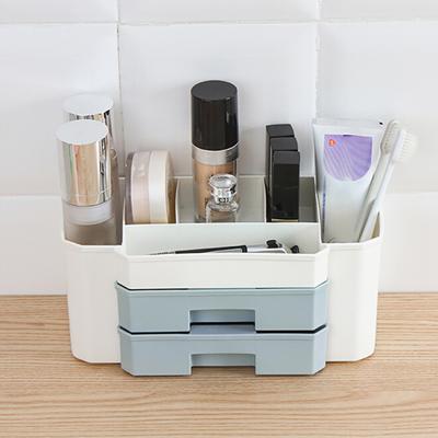 Make-up-Organizer mit Schubladendesign, großes Fassungsvermögen, PP-Kosmetik-Make-up-Organizer mit Schubladen für Make-up-Pinsel