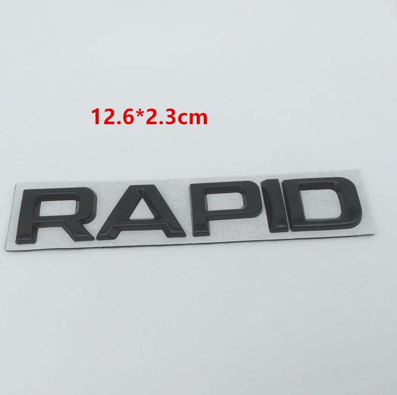 BATL9 1pc Metal for SKODA Octavia Superb RAPID FABIA KAMIQ KODIAQ YETI Car Emblem Letter Badge Rear Tail Trunk Sticker Decal for SKODA