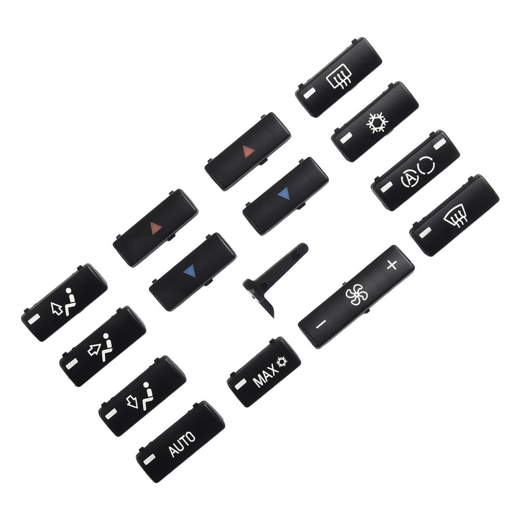 Brand New Switch Buttons Car Climate A C Control Panel Control Cover A/Condition Key Cap For BMW 5 Series E39 96-02