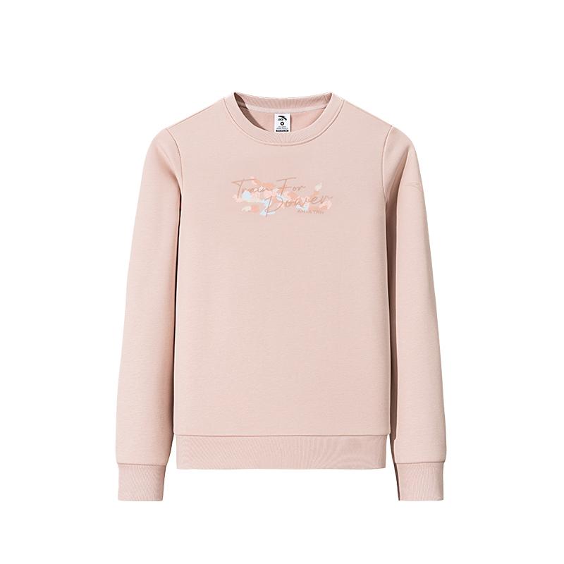 

Anta Тренировочная серия Простой повседневный пуловер с круглым вырезом Универсальная толстовка с надписью Женская толстовка 162547718N-2 M