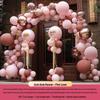 Rose Red Balloon Arch for Weddings, Birthdays, and Events