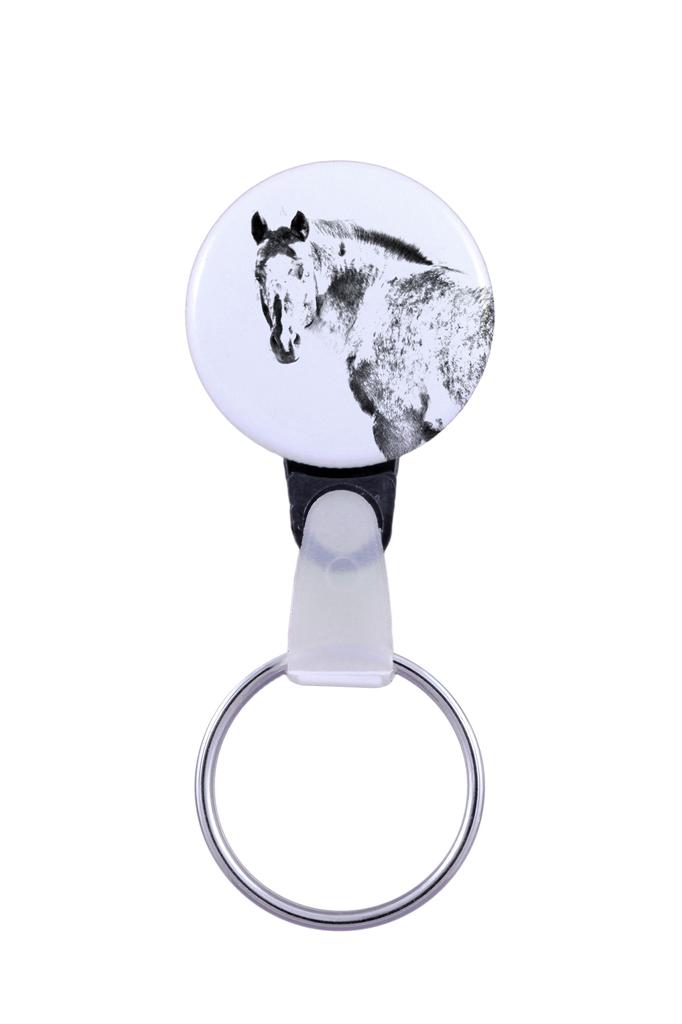 Appaloosa - unique keychain with a horse picture, handmade product, light and handy pendant from Art-Dog brand
